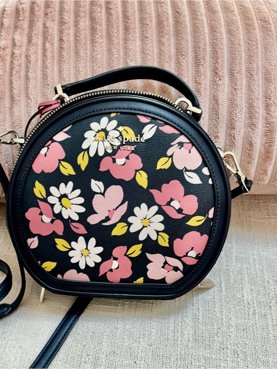 kate spade Handbags - kate spade Navy Floral Round Crossbody Bag
